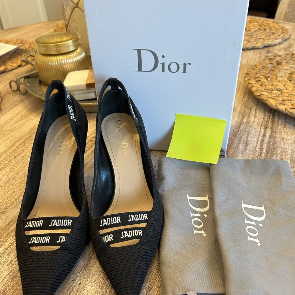 Dior J'ADIOR Kitten Heels, Black, Size 40 - Picture 2 of 8